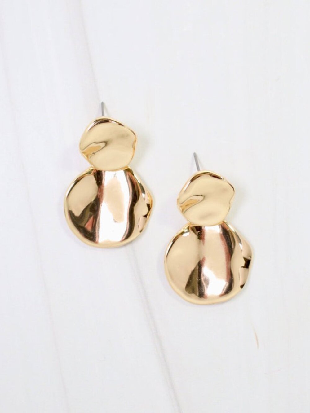 Caroline Hill Gold Aimee Wave Drop Earring